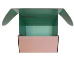500pcs Recycled Carton Letter Box Color , RoHS PGAA Corrugated Paper Box