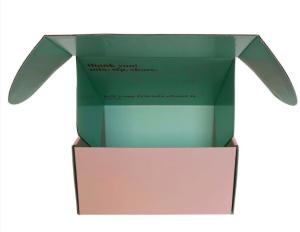 500pcs Recycled Carton Letter Box Color , RoHS PGAA Corrugated Paper Box