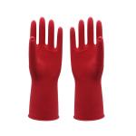 Kitchen Rubber Dip Flocklined Latex Dishwashing Gloves 80g
