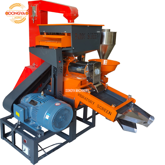 Stainless Steel Fine Bran Vibratory Rice Mill Machine With Loading Lifter 650KG Per Hour