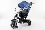 Healthy Kids Tricycle Bike Stroller With Covered And Light Music Rotating Seat