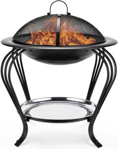 Quality 22 Inches Portable Foldable Outdoor Burning Fire Pit Round Burning Fire Pit wholesale