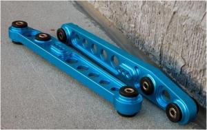 Quality Blue Aluminum Racing Rear Lower Control Arms For 96-00 Ek , Auto Car Parts wholesale