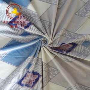 Quality wide width available for water printed velour fabric wholesale