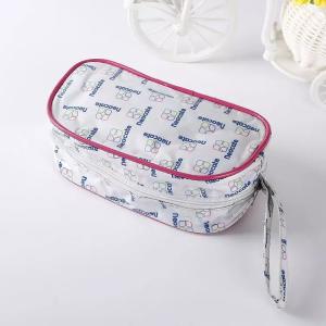 Quality Light Weight PVC Shopping Bag With Zip / Economical Fashion PVC Zipper Bag wholesale
