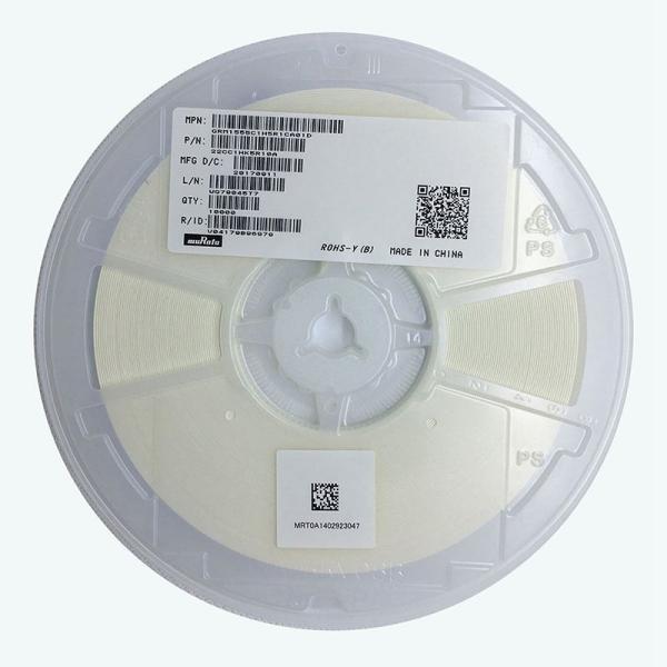 GRM Serial SMD Chip Capacitors , Multilayer Ceramic Capacitor MLCC 0402 16V 25V
