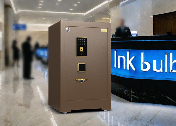 Dual Alarm Luxury Safe Box Fingerprint Lock Solid Steel For Security YB/ZY-70