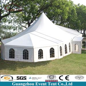Quality One Stop White High Peak Tent Fire Retardant Wtih Gardens Party Decorations wholesale