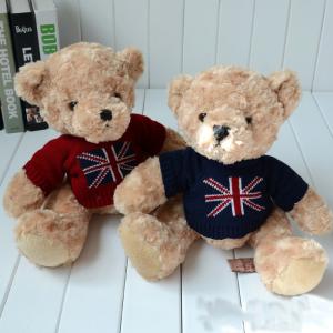 Quality 12 Inch Lovely Teddy Bear Stuffed Animal Toys OEM / ODM Welcomed wholesale