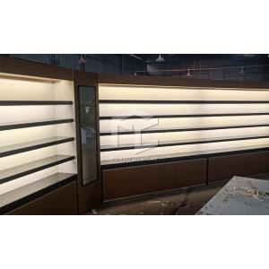 Quality L5 LED Optical Shop Display Cabinets Cases 20mm MDF Veneer wholesale
