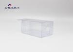 0.3mm Rigid Clear PVC Packaging Boxes Without Printing Hang Strip On Box Top