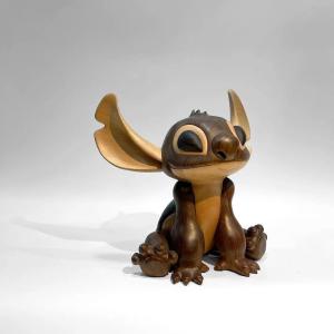 Quality SGS Wooden Animal Statues , Ashtree Large Carved Wooden Animals For Garden wholesale