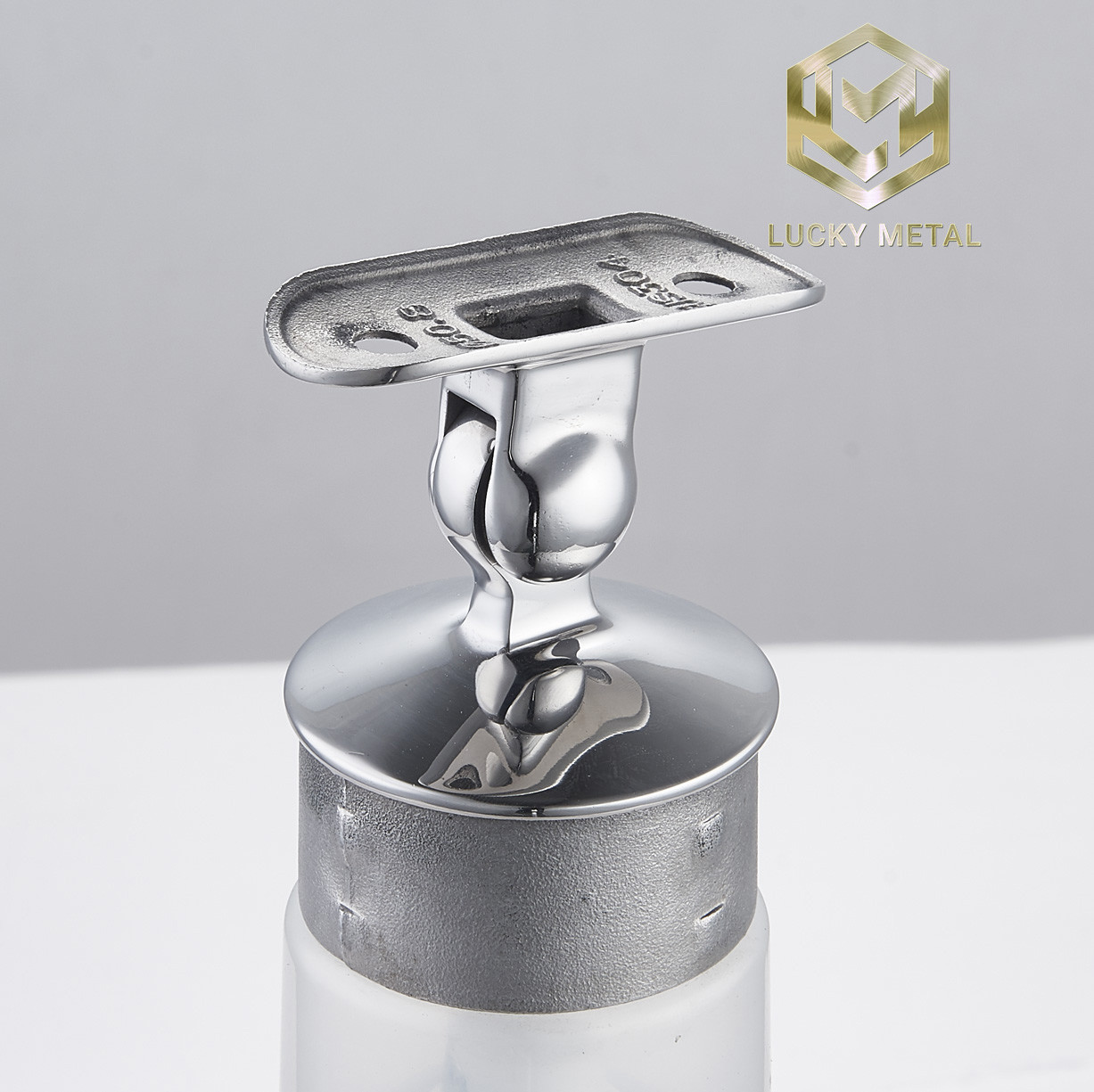 Railing Accessories Hot Sell 304 316 Inox Round Tube Stainless Steel Handrail Bracket Glass Bracket Handrail Support