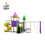 Plastic Game Equipment Children Playground Slide Outdoor Double Tube Kids Toys