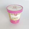 Buy cheap Custom Printed Ice Cream Paper Cup With Lid For Frozen Yogurt 14oz 420ml from wholesalers