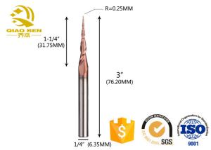 Quality High Speed Tapered End Mill Cutter Full Edge Seismic Design For Wood Milling wholesale
