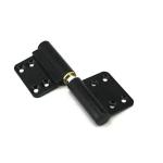 Aluminum Black Door Hinges , 4 Inch door flag hinge Thickness 2.7-4.5mm