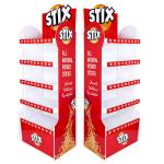 Convenient Hot Stamping 5C Cardboard Display