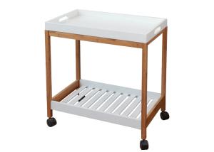 Quality BSCI Width 55cm 2 Tier Kitchen Trolley Unit wholesale