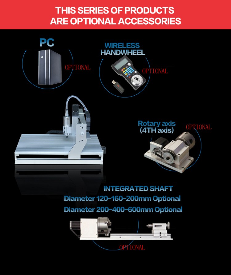 AC220V CNC Engraving Machine 3kw Cnc Router Wood Carving Machine