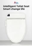 Korean style U shape electric smart toilet bidet plastic wc toilet cover seat