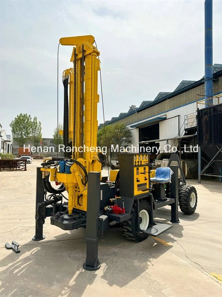 220m Water Well Drilling Rig With 65KW Quanchai Engine And 13T Lifting Force