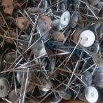 2.7 X 70 Mm Capped Insulation Weld Pins With Bevel Edge Washer