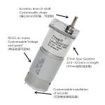 37gb 10kg Cm 1.5 Nm 12v 18v 24v Rs-555 20 Rpm 15w Dc Metal Gear Motor With