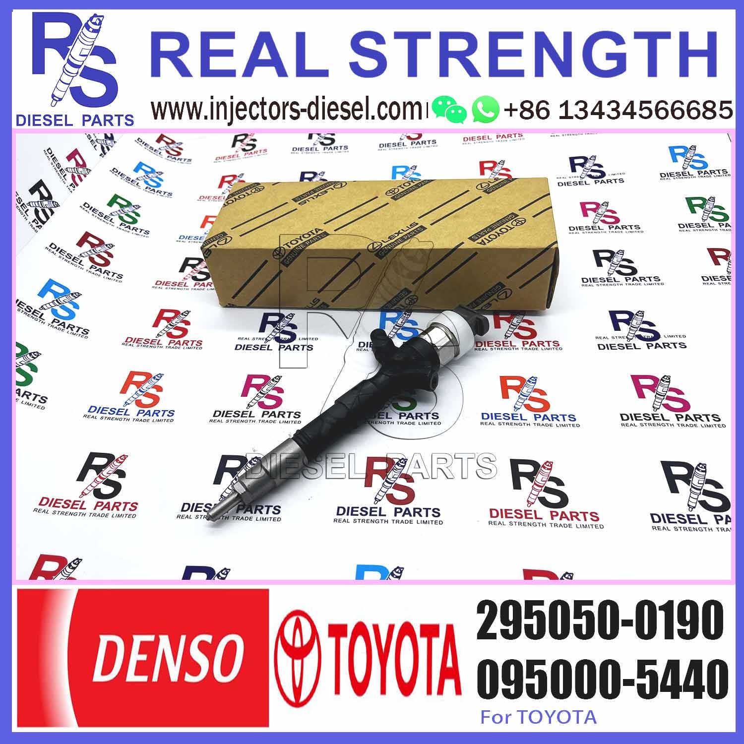 Diesel Common Rail Injector 23670-0L110 23670-0L100 23670-30420 295050-0530 295050-0190 For Toyota Hilux 3.0L D4D 1KD 2K