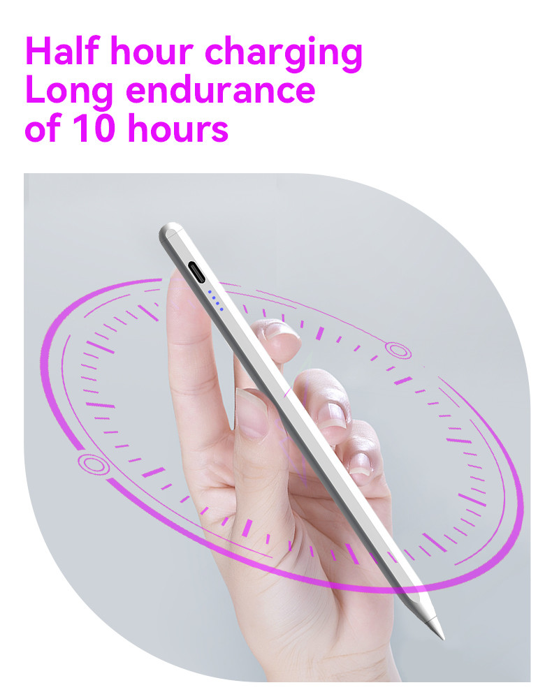 Magnetic Active Stylus Pencil For Touch Screens / Tablets Writing Drawing