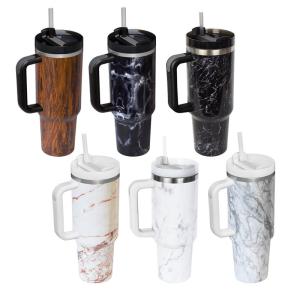Quality 40oz Large Capacity Insulated Tumbler With Straw Lid And Car Cup Holder wholesale