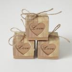 Love Heart 2x2 Inches Unique Wedding Favour Gift Boxes