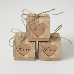 Quality Love Heart 2x2 Inches Unique Wedding Favour Gift Boxes wholesale