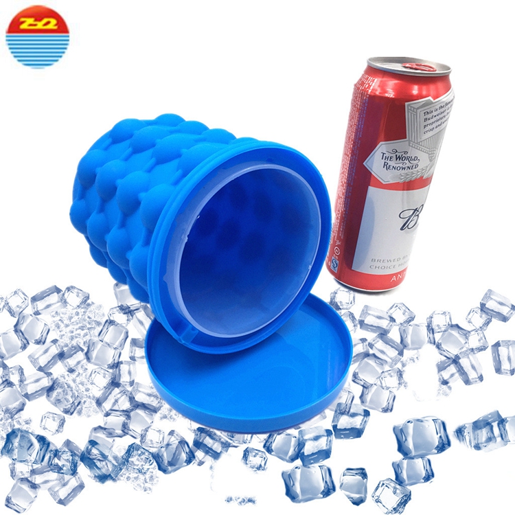 Safe To Clean Silicone Ice Cube Trays , Chocolate Silicone Ice Block Moulds