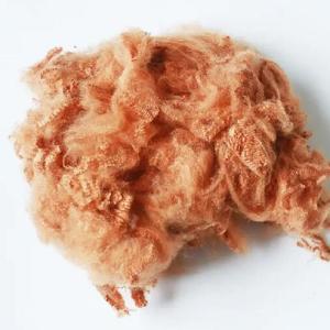 Quality PET Polyester Staple Fiber Orange Hollow Polyester Fiber 2D Fineness wholesale