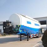45 Cbm Steel 3 Axle Dry Bulk Cement Powder Tanker Semi Trailer With Wabco Relay