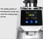 64mm Flat Burr Electric Commercial Turkish Coffee Grinder Aluminum Alloy