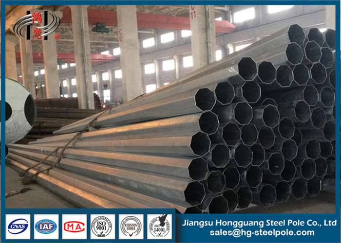Q235/Q345 25 Footer 30 Footer 35 Footer 40 Footer Hot Dip Galvanized Electrical Steel Pole