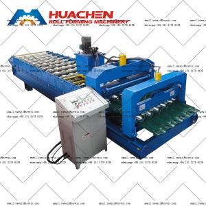 Quality Roofing Glazed Tile Cold Roll Forming Machine 12 Stations wholesale