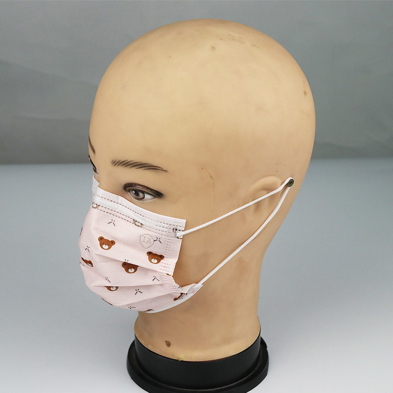 Cute Printed 3 Layers Kids Disposable Face Mask