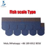 Hangzhou Roofing Materials Fish Scale Asphalt Roof Bitumen Shingles