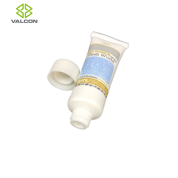 2 layer PE Empty Cosmetic Tubes Glossy Varnish Colored Offset Printing