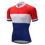 Short Sleeve Custom Club Cut Bike Jersey With European Sizing