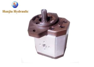 Quality Low Noise Aluminum Gear Pump 9 Tooth Spline 16 / 32 Shaft Bidirectional Hydraulic Pump wholesale
