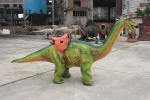 Electric Walking Dinosaur Rides Coin Operated For City Plaza CE ISO Approval