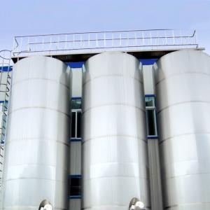 Quality Two Cip Cleaning Ball SS304 Jacketed Stainless Steel Tanks wholesale