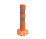 18" PU Safety Road Divider Post Reflective Spring Post