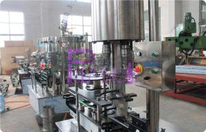 China Stainless Steel Carbonated Drink Filling Machine , CSD Bottle Automatic Capping Machine on sale