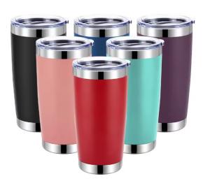 Quality 20 OZ Stainless Steel Insulated Wine Tumbler Sustainable Powder Coated wholesale