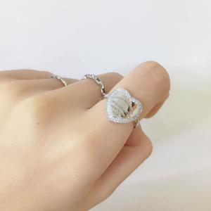 Quality Tarnish Free 925 Sterling Silver Rings Jewelry Stamped Rhodium Plating wholesale